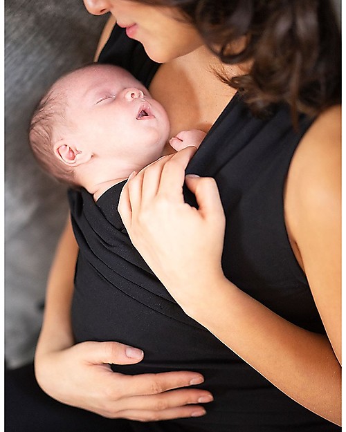 Seraphine Skin to Skin Babywearing Top Winifrid - Black Tank Tops