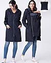 Seraphine Skylar, Maternity + Baby Carrying RainCoat 3 in 1, Navy - Idea before and after pregnancy! Coats