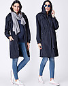 Seraphine Skylar, Maternity + Baby Carrying RainCoat 3 in 1, Navy - Idea before and after pregnancy! Coats