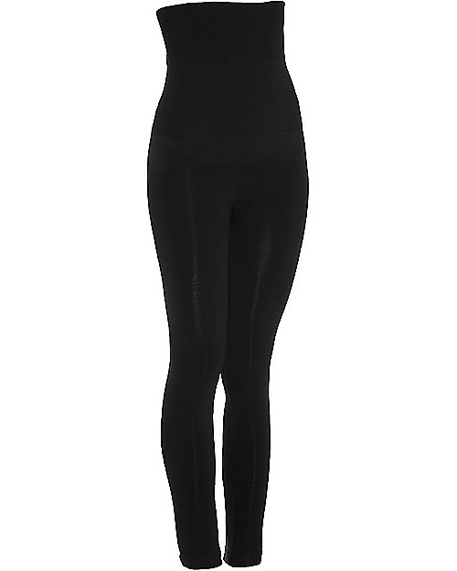 Seraphine Black Post Maternity Shaping Leggings