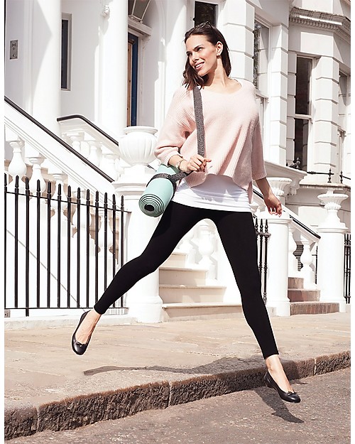 Seraphine Tammy OverBump Bamboo Maternity Leggings - Black Leggings