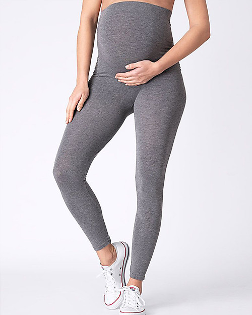 Seraphine Tammy OverBump Bamboo Maternity Leggings - Grey Leggings