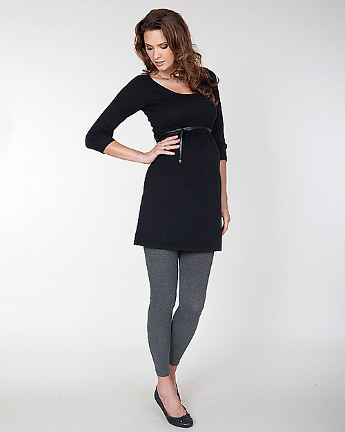 Seraphine Tammy Under-Bump Bamboo Maternity Leggings - Grey (for an active lifestyle!) Leggings