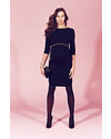 Seraphine Tessa Maternity Shift Dress - Black Dresses_