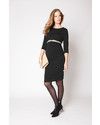 Seraphine Tessa Maternity Shift Dress - Black Dresses_