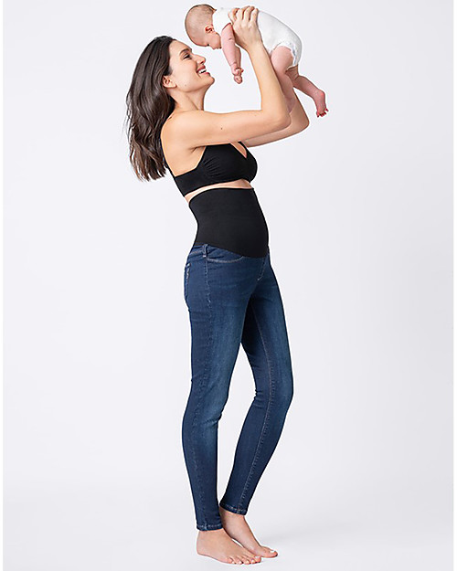 Seraphine Tristan, Post Maternity Shaping Jeans - Dark Blue Trousers