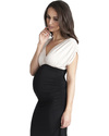 Seraphine Two Tone Dahlia Maternity Cocktail Dress - Body-Con Fit! Dresses_