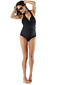 Seraphine Uma, Maternity Halterneck Swimsuit - Black Swimsuits