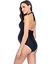 Seraphine Uma, Maternity Halterneck Swimsuit - Black Swimsuits