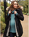 Seraphine Valetta Maternity + Baby Carrying Premium Parka 3 in 1, Black - Ideal before and after baby! Down Jacket