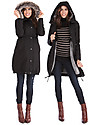 Seraphine Valetta Maternity + Baby Carrying Premium Parka 3 in 1, Black - Ideal before and after baby! Down Jacket