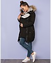 Seraphine Valetta Maternity + Baby Carrying Premium Parka 3 in 1, Black - Ideal before and after baby! Down Jacket