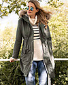 Seraphine Valetta Maternity + Baby Carrying Premium Parka 3 in 1, Khaki - Before and after baby! Down Jacket