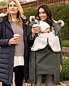 Seraphine Valetta Maternity + Baby Carrying Premium Parka 3 in 1, Khaki - Before and after baby! Down Jacket