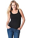 Seraphine Verena, Maternity and Nursing Vest, Black - Super-soft! Tank Tops