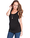 Seraphine Verena, Maternity and Nursing Vest, Black - Super-soft! Tank Tops