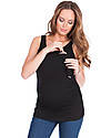 Seraphine Verena, Maternity and Nursing Vest, Black - Super-soft! Tank Tops