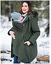 Seraphine Winter Maternity Parka- Zorah - Khaki Down Jacket