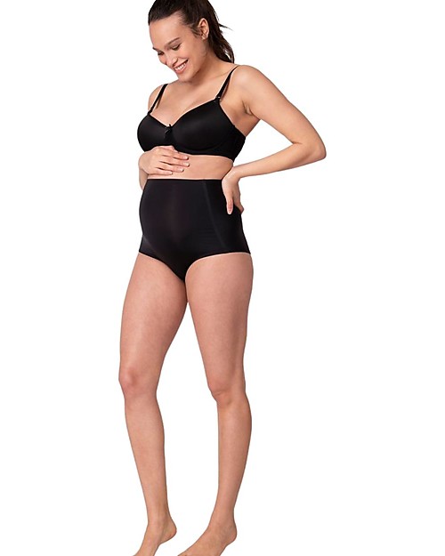 Seraphine Zina No VPL Over Bump Maternity Briefs - Black - Twin Pack Briefs