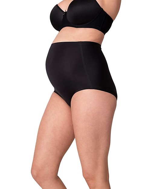 Seraphine Zina No VPL Over Bump Maternity Briefs - Black - Twin Pack Briefs