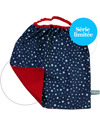 Shifumi Easy Wear Bib with Elastic Neck Opening - A Star is Born 100% Cotton (Perfect for home and school!) Pullover Bibs