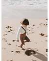Silly Silas Footless Tights with Braces - Granola - 100% Organic Cotton GOTS Certified Tights
