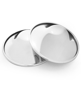 Silverette Silverette Nursing Cups - Soothing Sore Breasts or Cracked Nipples with Silver Silver Nursing Cups