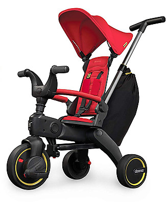 Simple Parenting Doona Liki Trike S3, Red - Compact, from 1 to 3 Years! Bycicles