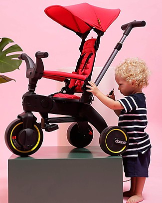 Simple Parenting Doona Liki Trike S3, Red - Compact, from 1 to 3 Years! Bycicles