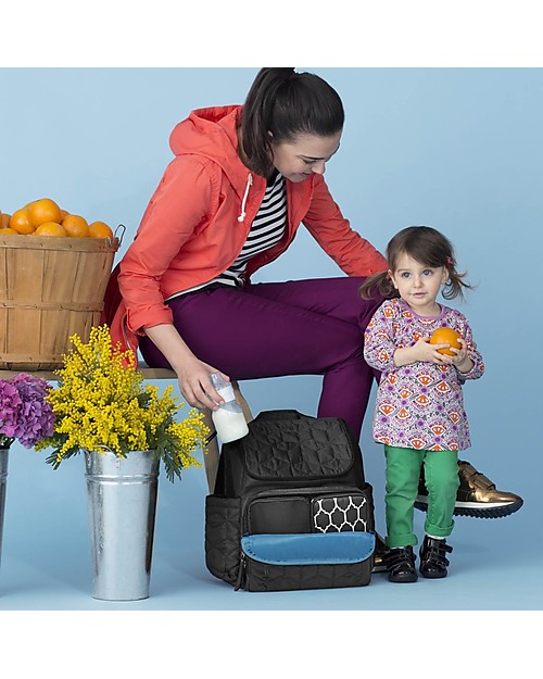 Skip Hop Diaper Backpack with Changing Pad, Black - Also great for everyday use! Changing Backpack