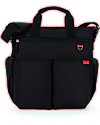 Skip Hop Duo Signature Diaper Bag, Black - Changing mattress included! Diaper Changing Bags