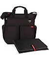 Skip Hop Duo Signature Diaper Bag, Black - Changing mattress included! Diaper Changing Bags