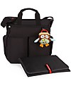 Skip Hop Duo Signature Diaper Bag, Black - Changing mattress included! Diaper Changing Bags