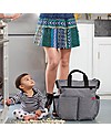 Skip Hop Duo Signature Diaper Bag, Grey Melange - Changing mattress included! Diaper Changing Bags