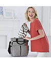 Skip Hop Duo Signature Diaper Bag, Grey Melange - Changing mattress included! Diaper Changing Bags