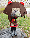 Skip Hop Lined Raincoat Monkey with Hood and Roll-Up Sleeves - Size 3-4 Coats