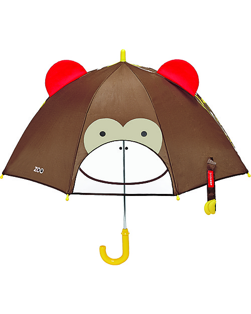 Skip Hop Little Kid Monkey Umbrella , with Transparent Window! Umbrellas