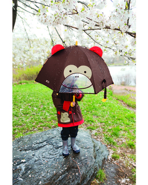 Skip Hop Little Kid Monkey Umbrella , with Transparent Window! Umbrellas