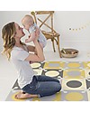 Skip Hop Playspot Interlocking Foam Tiles, Yellow-Grey - 20 large pieces! Playmats