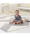 Skip Hop Playspot Triangular Interlocking Foam Tiles, Cream/Grey - 40 large pieces! Playmats