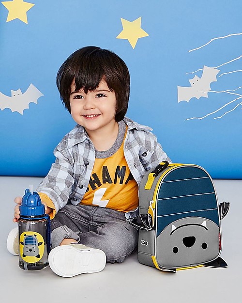 Skip Hop Zoo Insulated Kids Lunch Bag, Bee - Ideal on-the-go! (23x20x8 cm) Kindergarten Backpacks