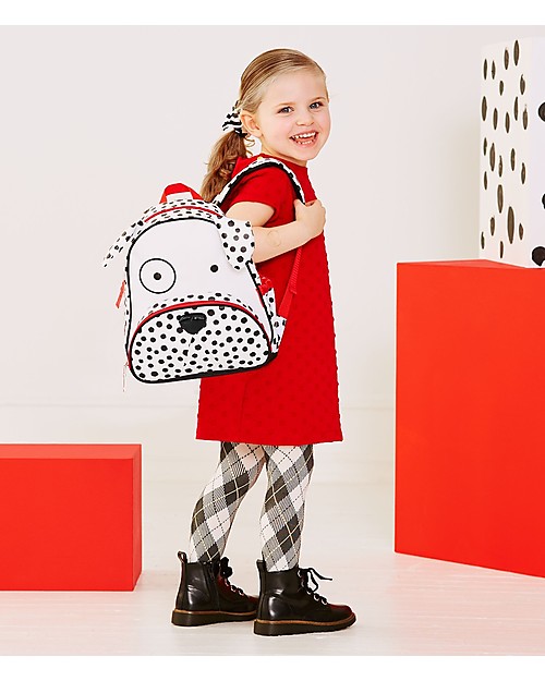 Skip Hop Zoo Little Kid Backpack (3+ years), Dalmatian - Perfect for pre-Schoolers Kindergarten Backpacks