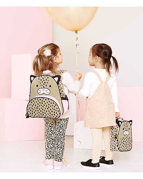Skip Hop Zoo Little Kid Backpack (3+ years), Leopard - Perfect for pre-Schoolers Kindergarten Backpacks