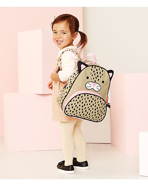 Skip Hop Zoo Little Kid Backpack (3+ years), Leopard - Perfect for pre-Schoolers Kindergarten Backpacks