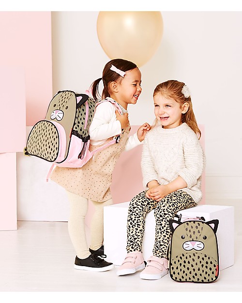 Skip Hop Zoo Little Kid Backpack (3+ years), Leopard - Perfect for pre-Schoolers Kindergarten Backpacks