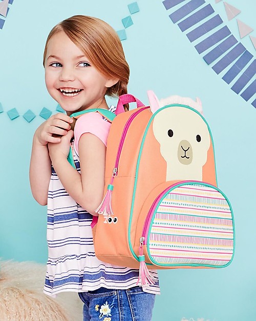 Skip Hop Zoo Little Kid Backpack (3+ years), Llama - Perfect for pre-Schoolers Kindergarten Backpacks
