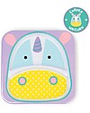 Skip Hop Zoo Little Kid Plate, Unicorn - Divided in two Sections! Bowls & Plates