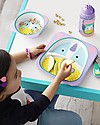 Skip Hop Zoo Little Kid Plate, Unicorn - Divided in two Sections! Bowls & Plates