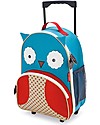 Skip Hop Zoo Little Kid Rolling Luggage, Owl - Perfect for Distant Journeys Travel Bags