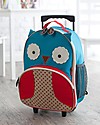 Skip Hop Zoo Little Kid Rolling Luggage, Owl - Perfect for Distant Journeys Travel Bags